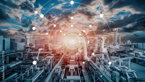 cable and network Cloud computing concept.Abstract cloud connection technology background.