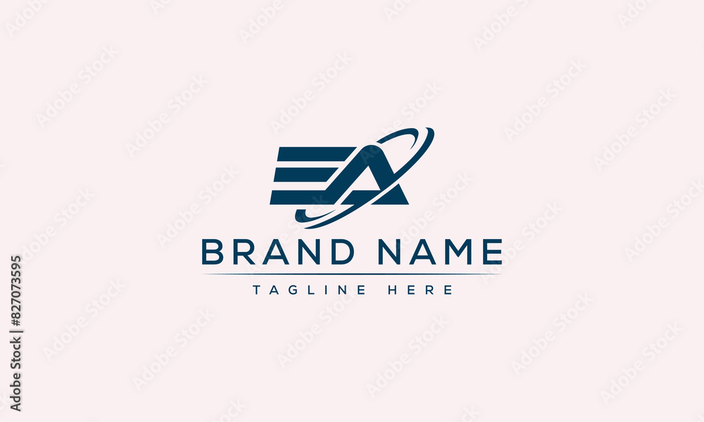 Logo design letter EA . Elegant modern. Vector template. Logo design letter EA . Elegant modern. Vector template.