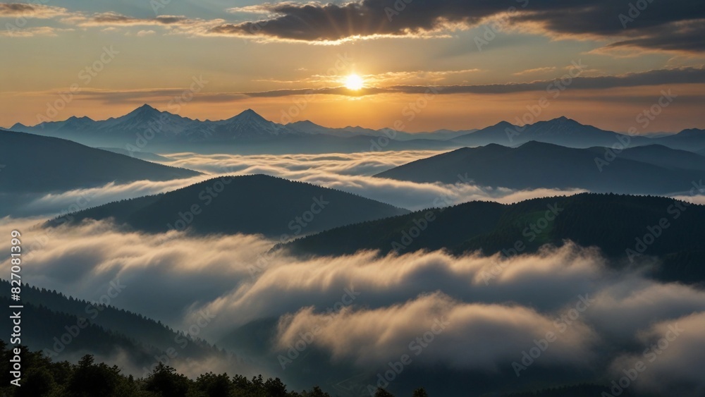 background of beautiful and peaceful mountain views background of beautiful and peaceful mountain views
