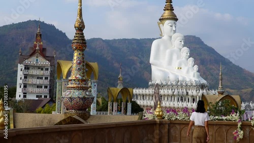 Wat Pha Sorn Kaew, also known as Wat Phra Thart Pha Kaew, Khao Kor, Phetchabun, Thailand, Buddhist monastery and temple of public photo