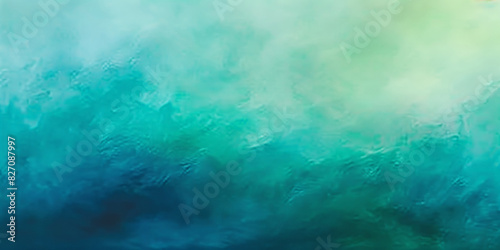 Soft gradient teal and blue watercolor abstract background, soothing and calm visual effect with smooth transitions and subtle textures creating a serene and tranquil atmosphere  © Planetz