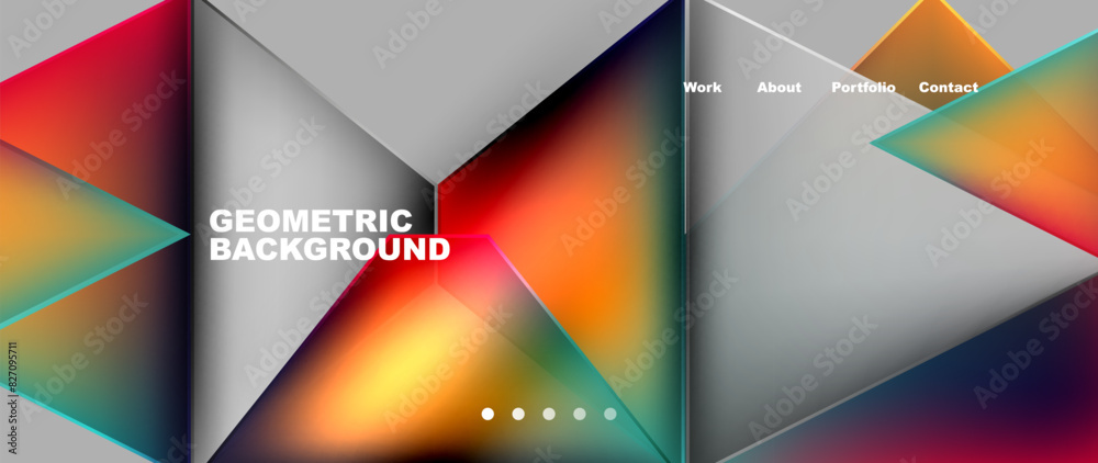 Gradient triangle geometric minimal wallpaper Gradient triangle geometric minimal wallpaper