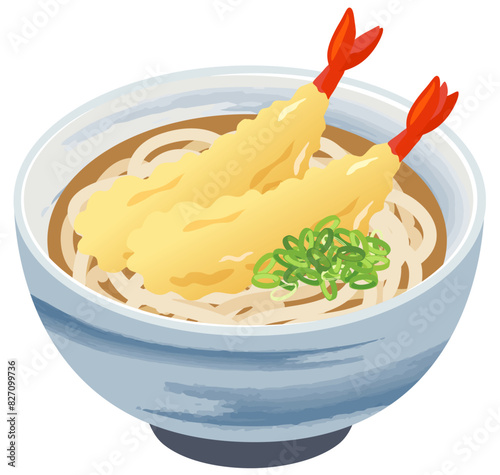 食事_和食_麺類_天ぷらうどん