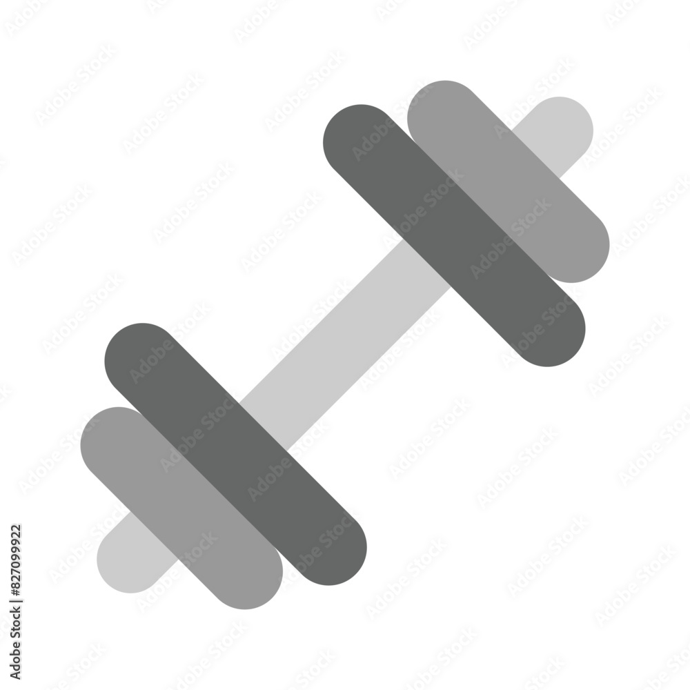 Modern icon of dumbbell, weightlifting tool vector Modern icon of dumbbell, weightlifting tool vector