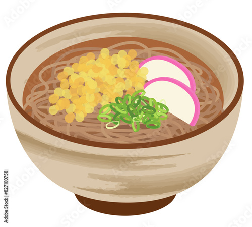食事_和食_麺類_たぬきそば