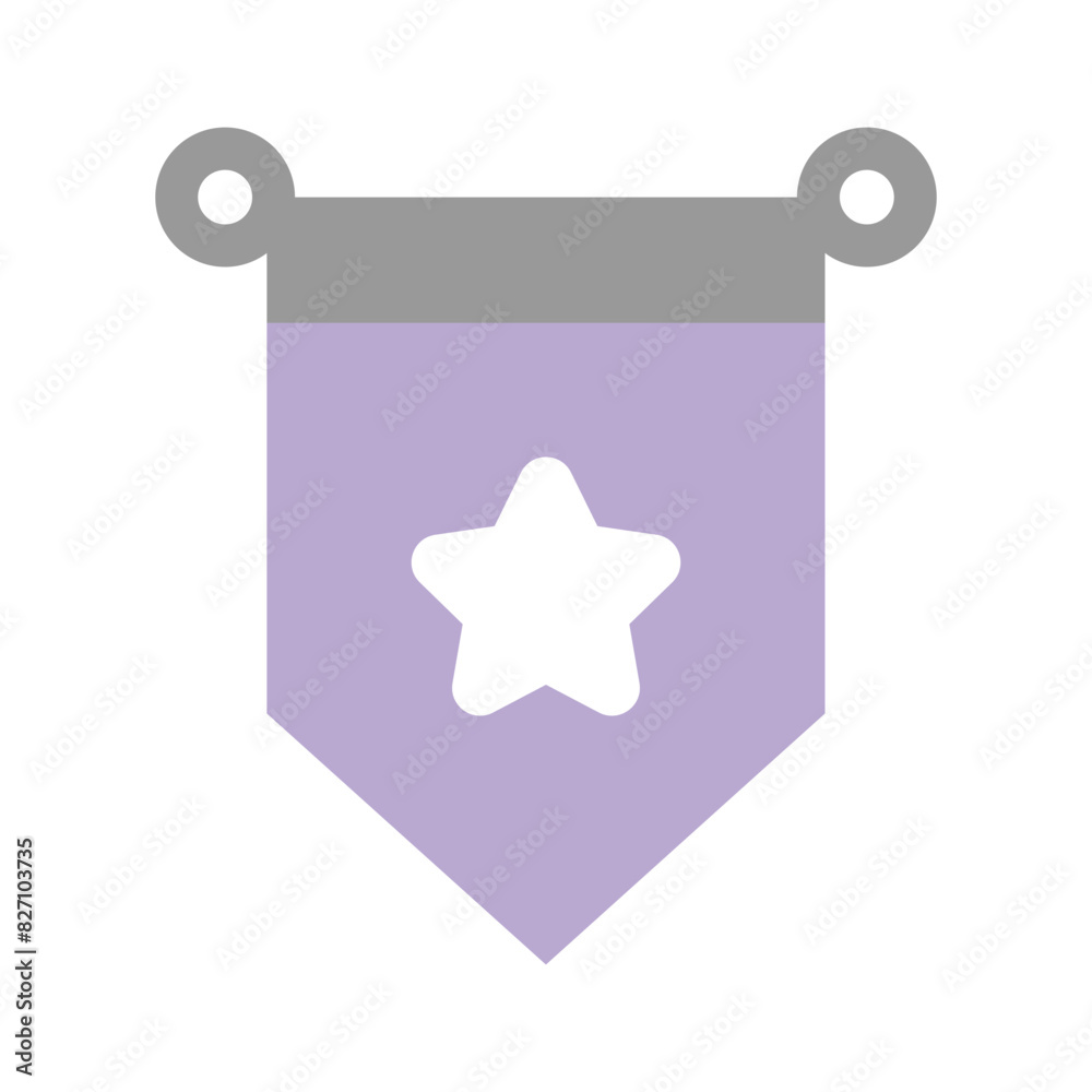 Get this creative icon of sports flag in modern style