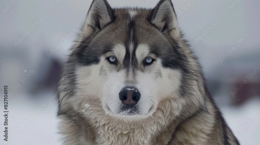 Fototapeta premium foreground of a house, softly blurred