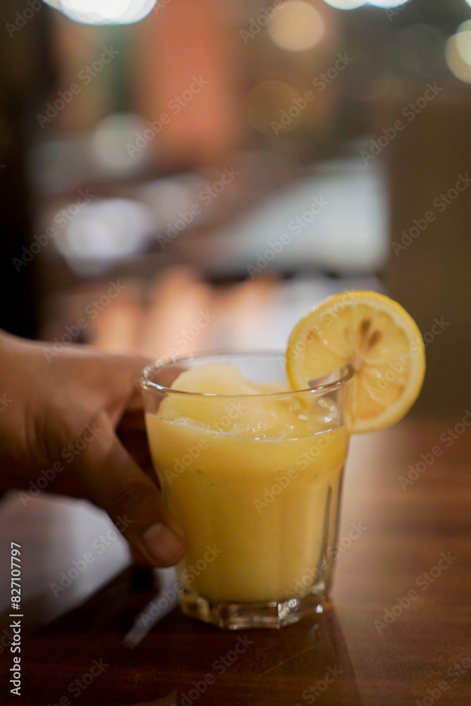 cocktail in cafe