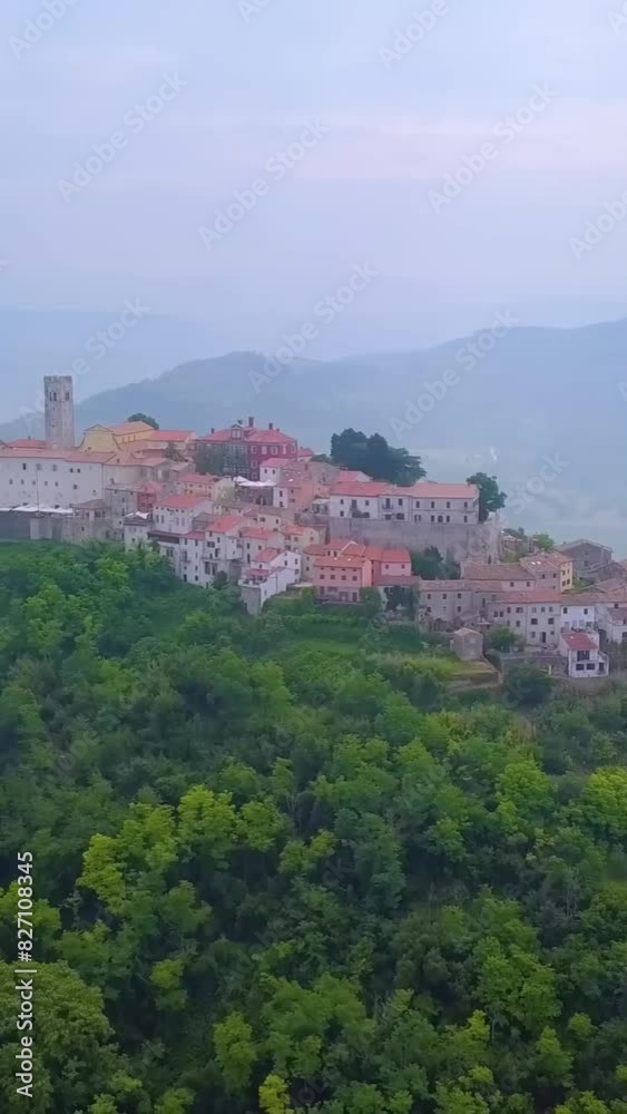 Aerial view of beautiful Croatia landscape Aerial view of beautiful Croatia landscape