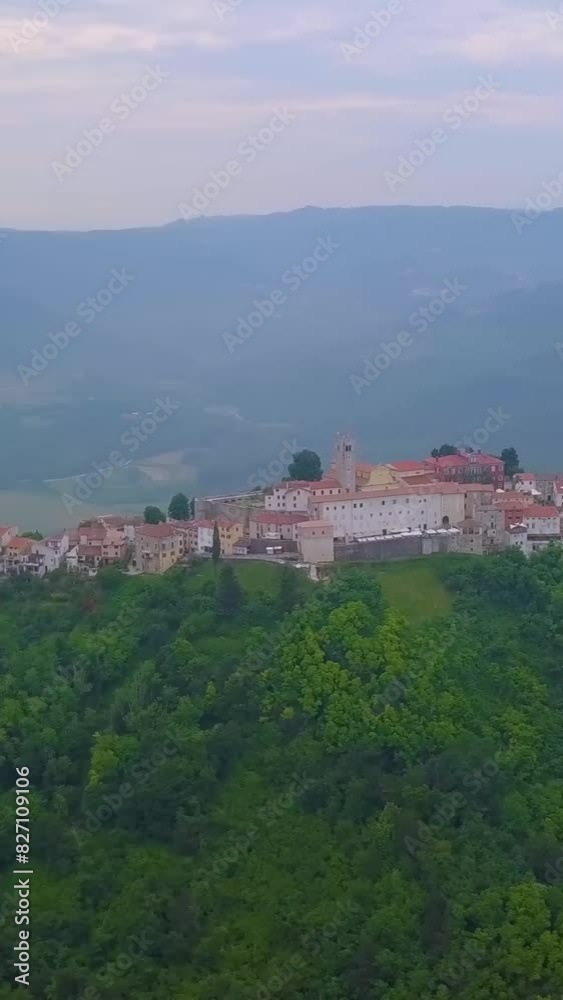 Aerial view of beautiful Croatia landscape Aerial view of beautiful Croatia landscape