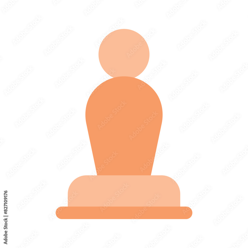 Trendy icon of film award in editable style