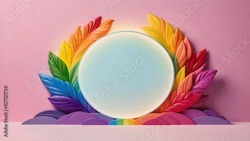 pride color frame