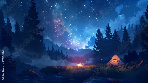 Captivating Starry Night Ov...
