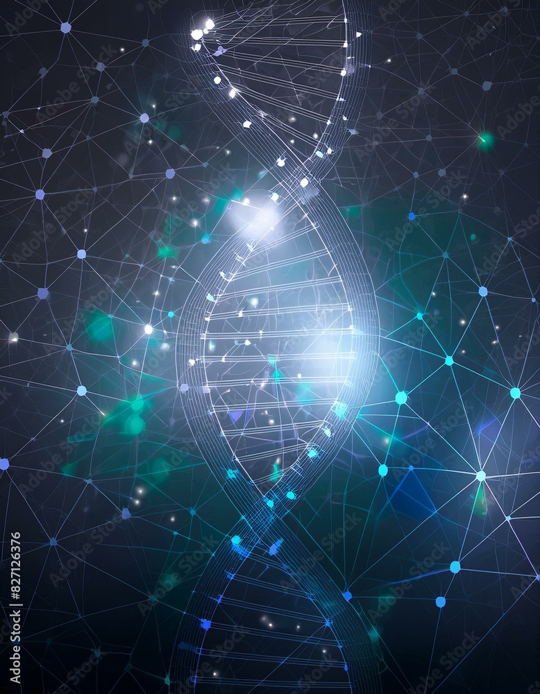 DNA - Visualization of DNA Molecules - Genetic Code - Structure of DNA - Abstract Representation of Deoxyribonucleic Acid - Double Helix - Genetic Mutation and Manipulation DNA - Visualization of DNA Molecules - Genetic Code - Structure of DNA - Abstract Representation of Deoxyribonucleic Acid - Double Helix - Genetic Mutation and Manipulation