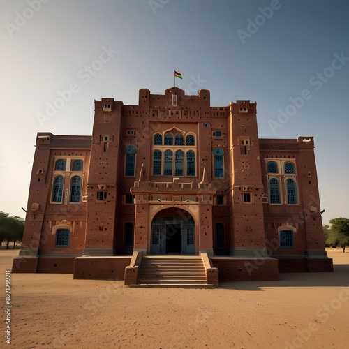 Throne Hall building; Old Dongola, Northern State, Sudan photo
