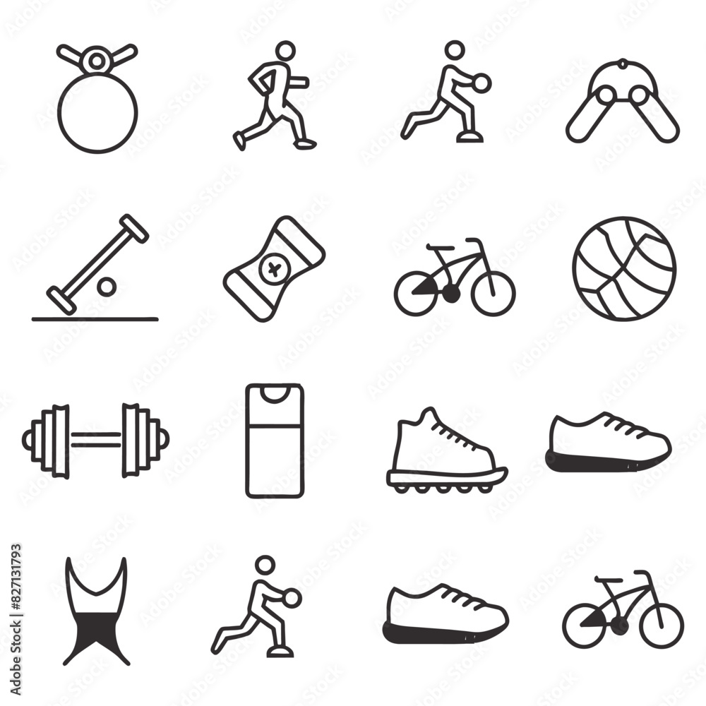 Fototapeta premium set of icon vector design 