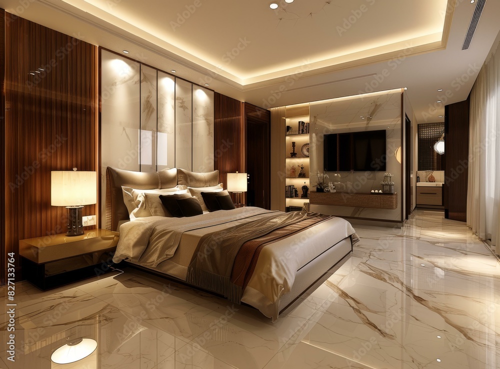 Modern Luxury Hotel Bedroom Design