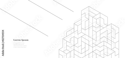幾何学 抽象 建築 テクノロジー ビジネス 背景