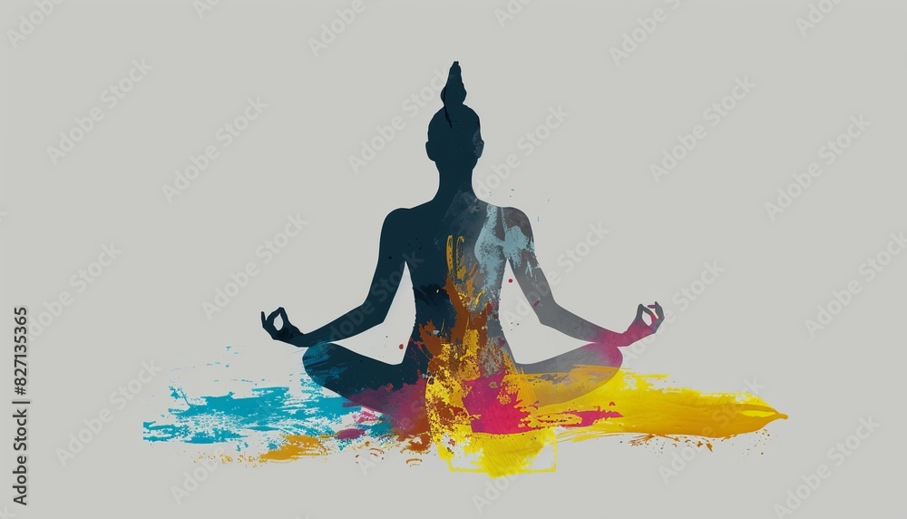 Zen Beauty: A Stunning Collage of a Graceful Woman Finding Peace Through Yoga Zen Beauty: A Stunning Collage of a Graceful Woman Finding Peace Through Yoga