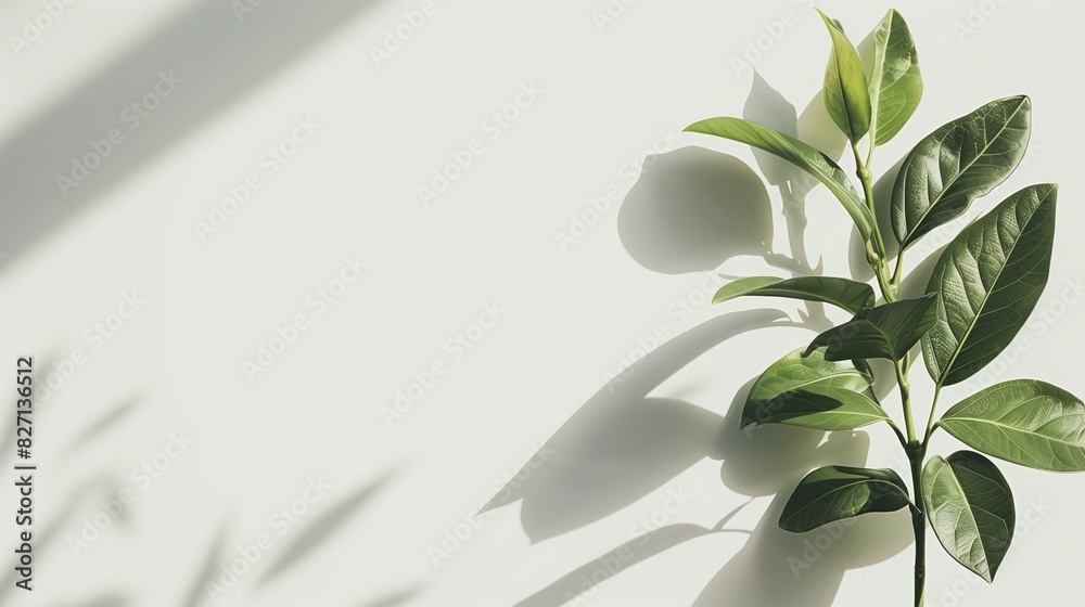 Fototapeta premium Aesthetic and beautiful minimalism nature-inspired wallpaper featuring serene natural elements with ample copy space for text, perfect for backgrounds, presentations, or digital art projects.
