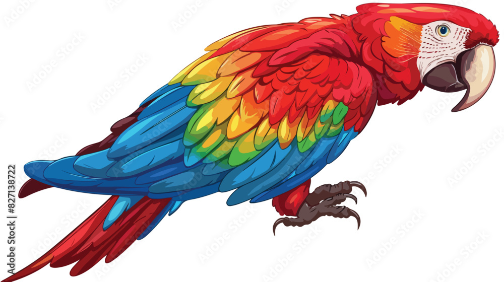 Pesquets parrot also known as the Dracula or vulturin