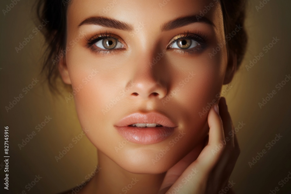 Obraz premium woman with natural make-up