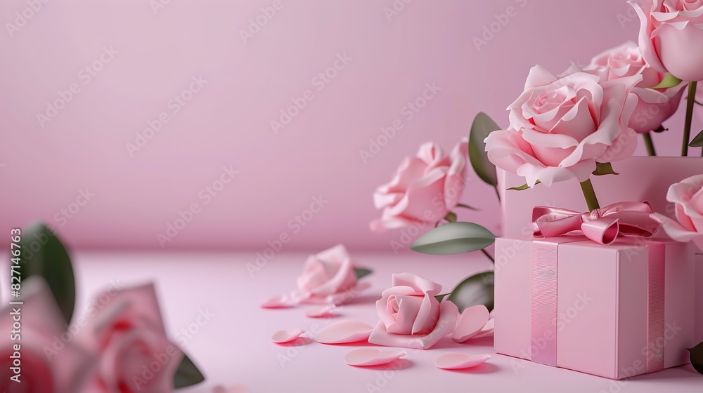 Mother's Day Background with Copy Space Illustration Mother's Day Background with Copy Space Illustration
