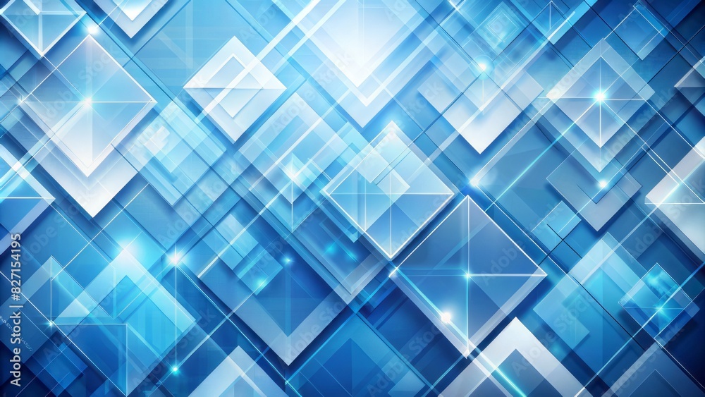abstract blue background with squares