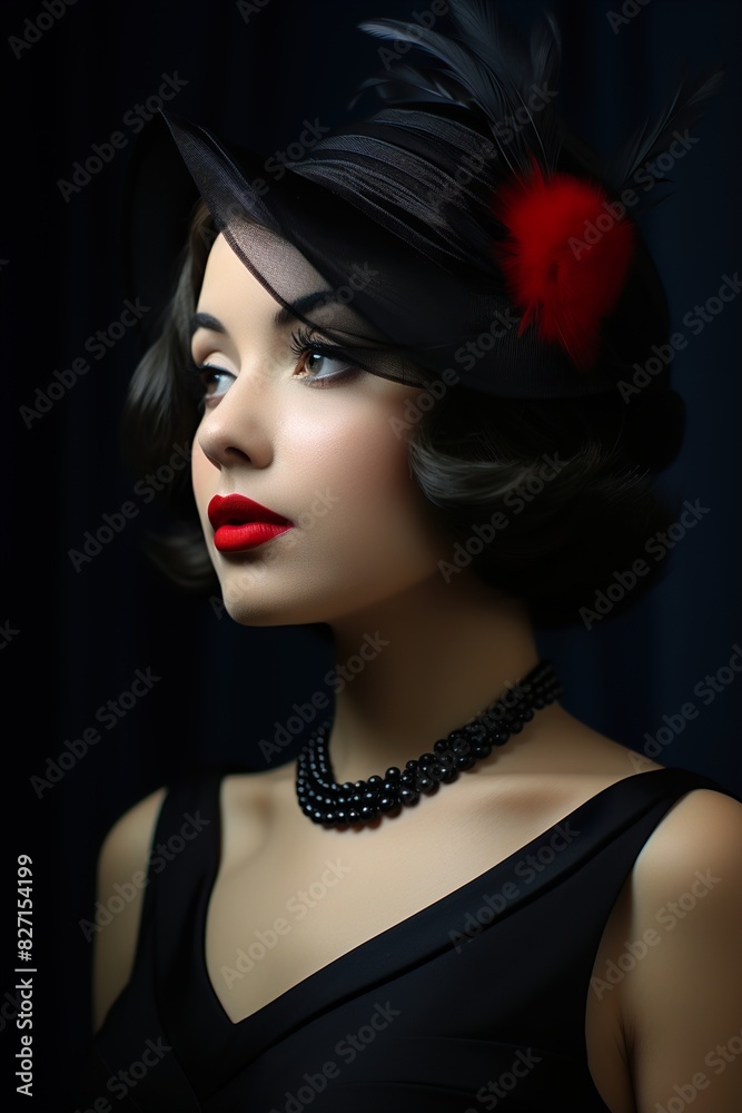 Fototapeta premium women glowing wth face UHD Wallpapar