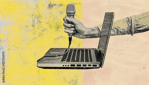 Digital Journalism: A Fusion of Collage Art and Breaking News