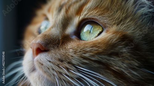 Weltkatzentag am 08. August Katzen schmusen isoliert blauer Hintergrund Generative AI