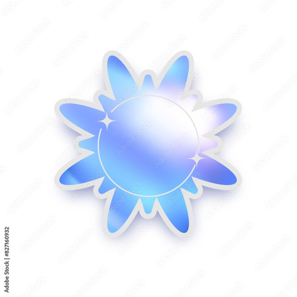 Metallic bright futuristic Y2K design element. Holographic retro-style stickers metallic shades Metallic bright futuristic Y2K design element. Holographic retro-style stickers metallic shades