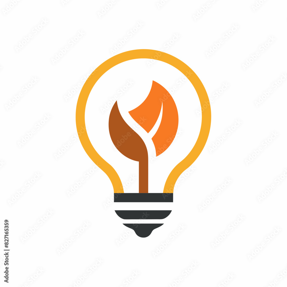 Light bulb logo icon design vector art illustration Light bulb logo icon design vector art illustration