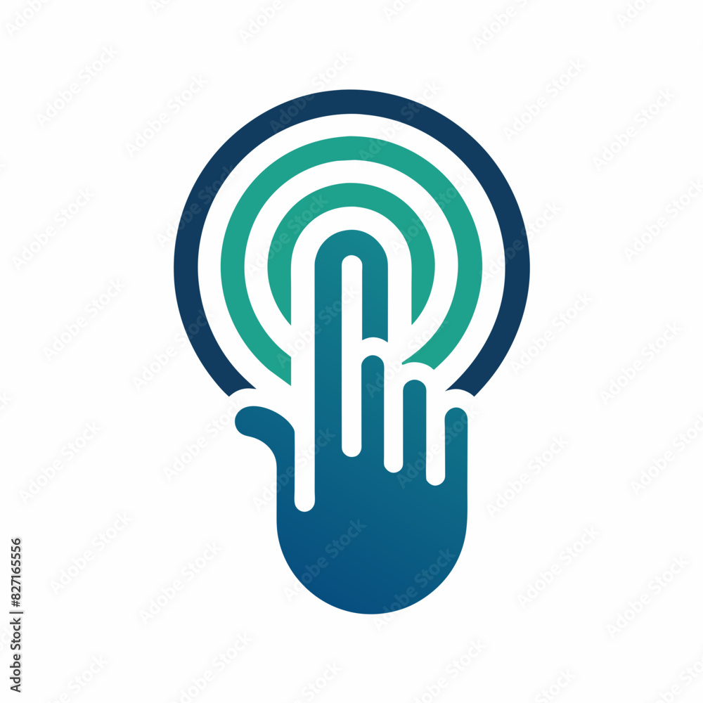 Modern Digital Touch Finger Logo Design vector art, Usable for Business and Technology Company. Modern Digital Touch Finger Logo Design vector art, Usable for Business and Technology Company.