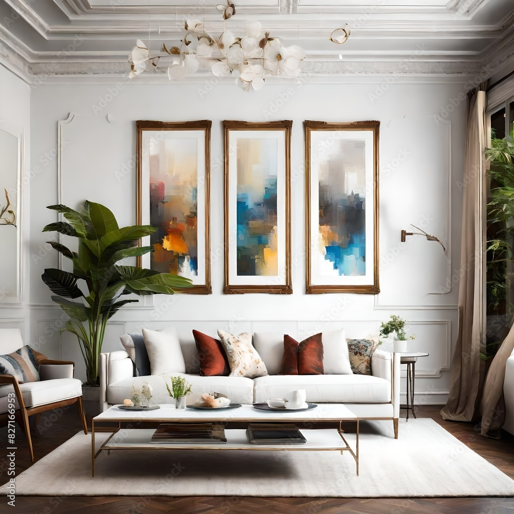 Fototapeta premium living room interior