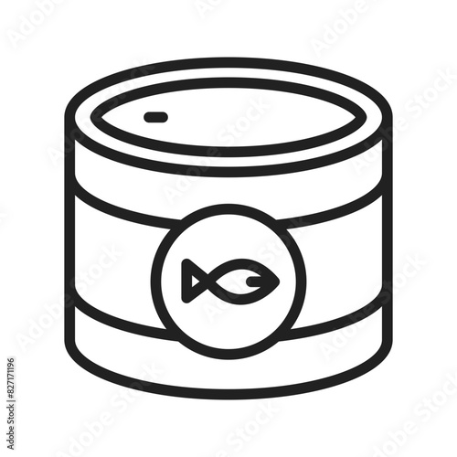 Canned Food Icon vector image. Suitable for mobile apps, web apps and print media