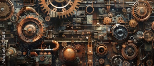 Dive into a steampunk wonderland from a birds-eye view