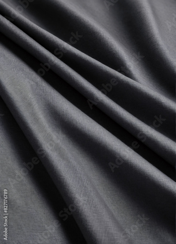background texture of polyester satin fabric, cotton, wavy silk. Usually used for Bella Square hijabs. Gray.