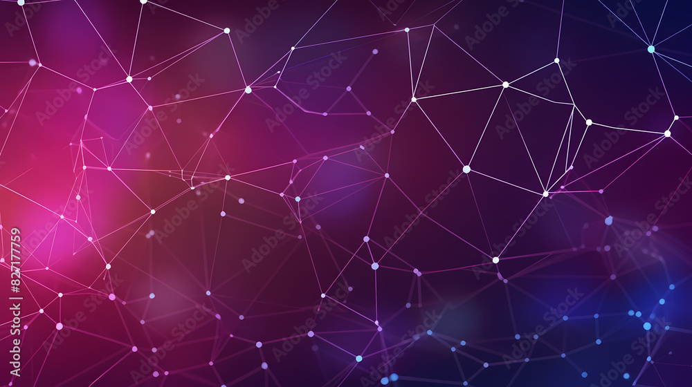 Fototapeta premium Modern scientific background with hexagons lines vector image