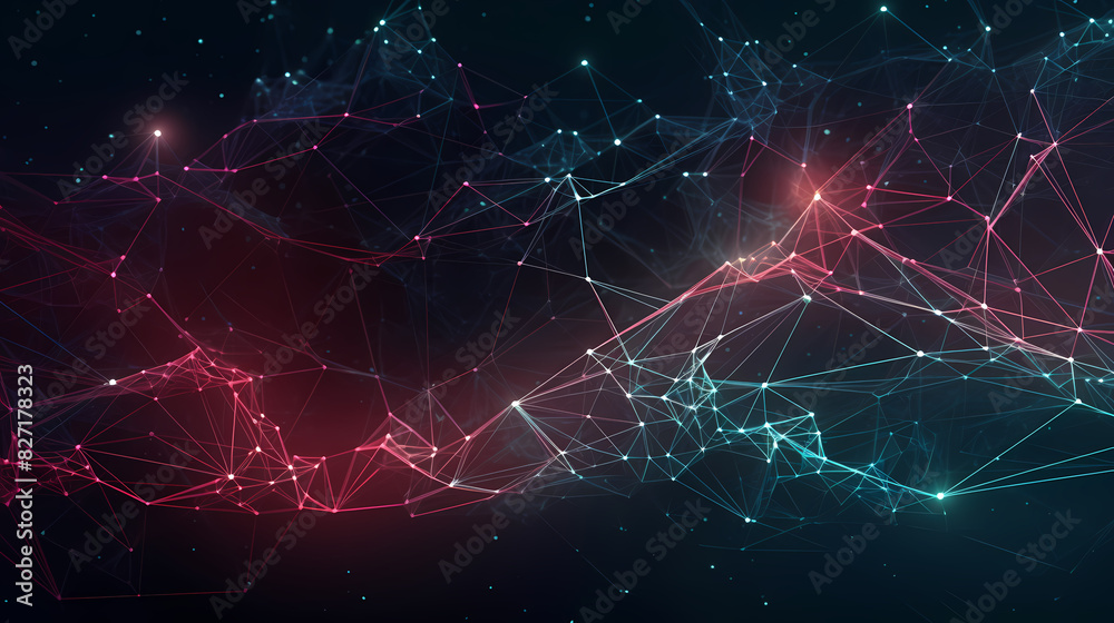 Modern scientific background with hexagons lines vector image Modern scientific background with hexagons lines vector image