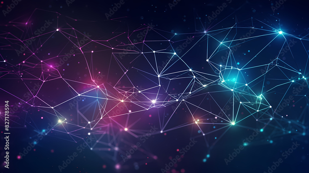 Modern scientific background with hexagons lines vector image Modern scientific background with hexagons lines vector image