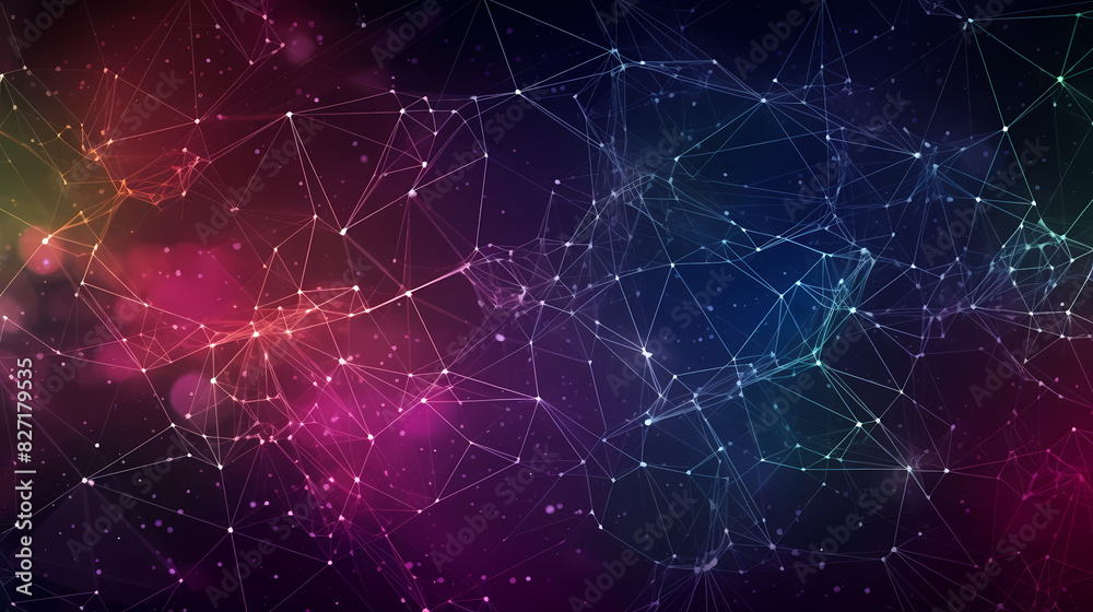 Modern scientific background with hexagons lines vector image Modern scientific background with hexagons lines vector image