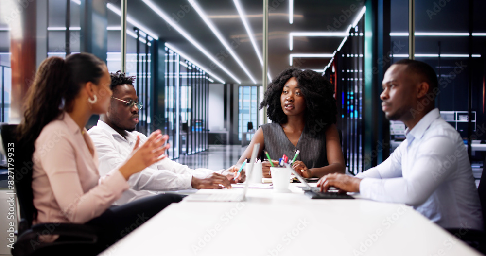 Efficient Boardroom Business Meeting In Office Efficient Boardroom Business Meeting In Office