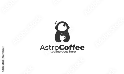 Astro Coffee Logo Design for Cafe