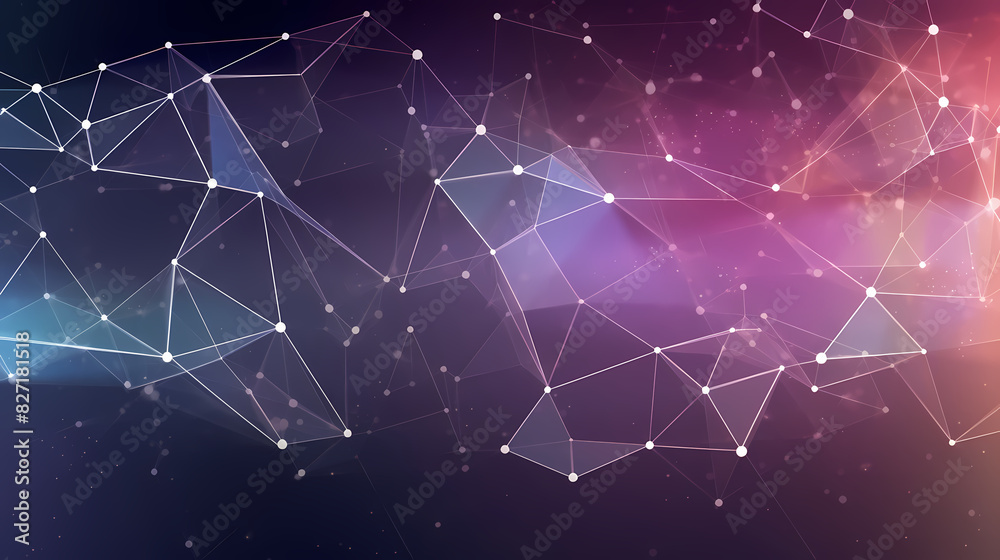 Abstract background with plexus effect scientific vector image Abstract background with plexus effect scientific vector image