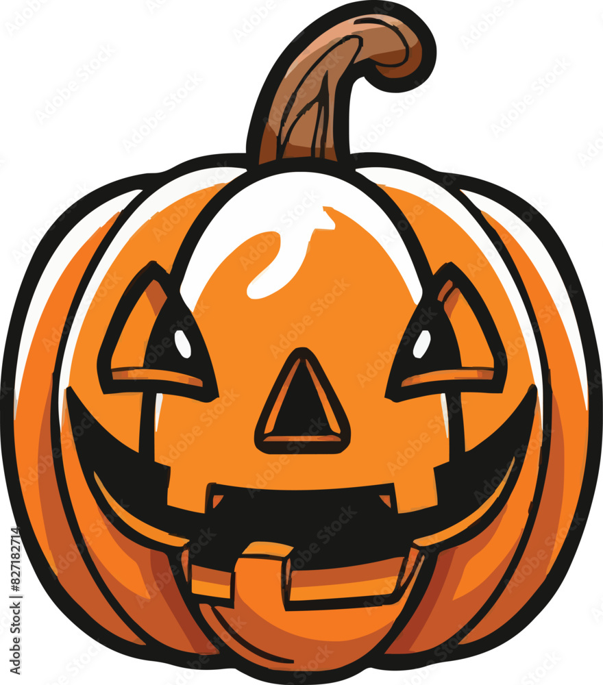 Scary Halloween pumpkin face Scary Halloween pumpkin face