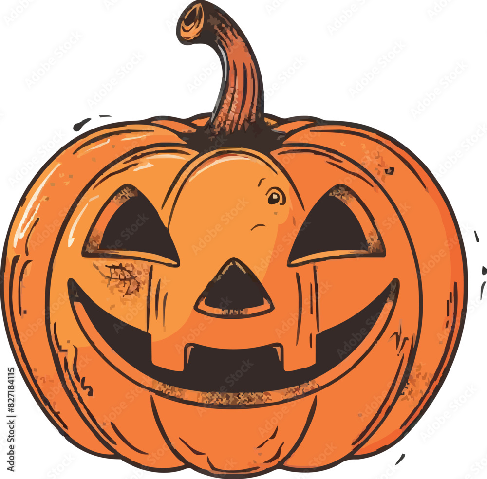 Scary Halloween pumpkin face Scary Halloween pumpkin face