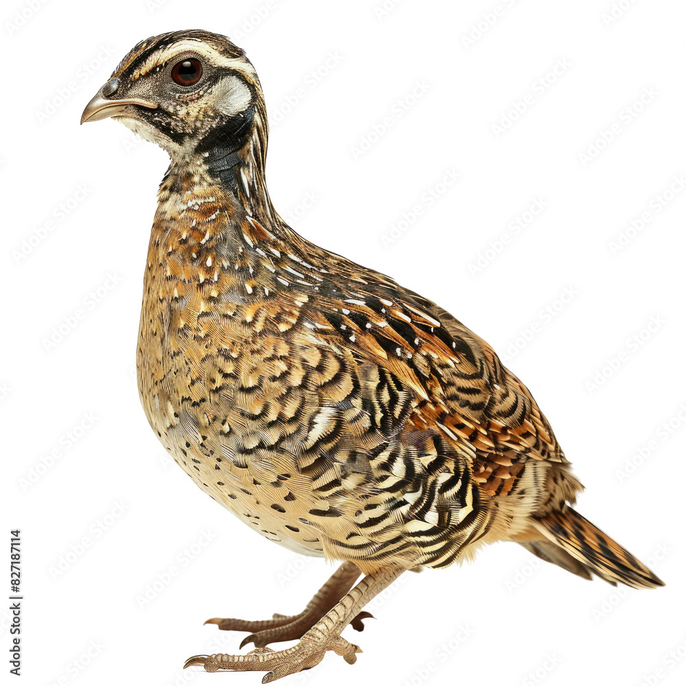 Side View of a Quail Bird Side View of a Quail Bird