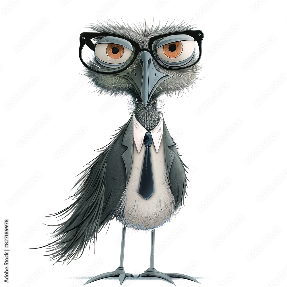 Fototapeta premium Emus Preppy