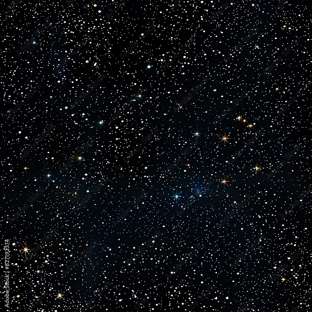 High-resolution image of a starry night with shimmering stars scattered across the sky, ideal for illustrating astronomy articles or books High-resolution image of a starry night with shimmering stars scattered across the sky, ideal for illustrating astronomy articles or books